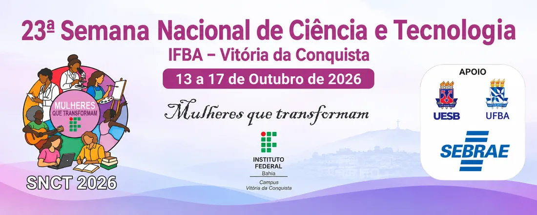 SNCT 2026, IFBA – Campus Vitória da Conquista
