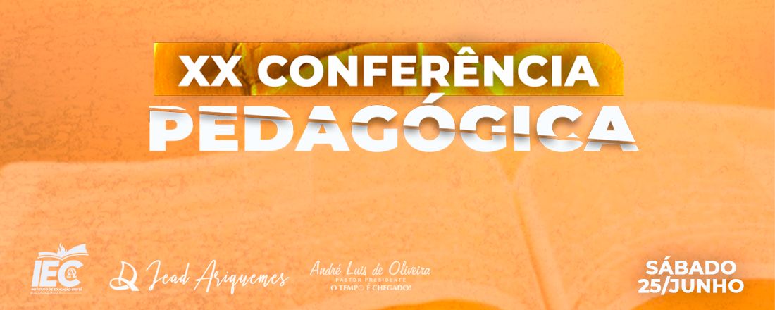 XX CONFERÊNCIA PEDAGÓGICA EBD