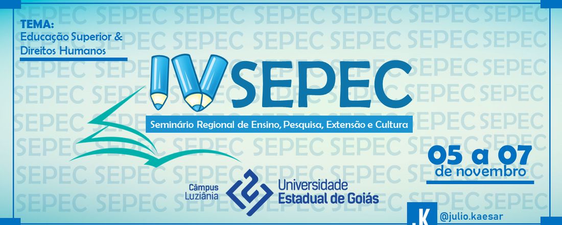 IV SEPEC - Seminário Regional de Ensino, Pesquisa, Extensão e Cultura