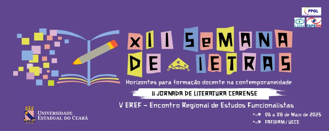 XII SEMANA DE LETRAS - Horizontes para formação docente na contemporaneidade