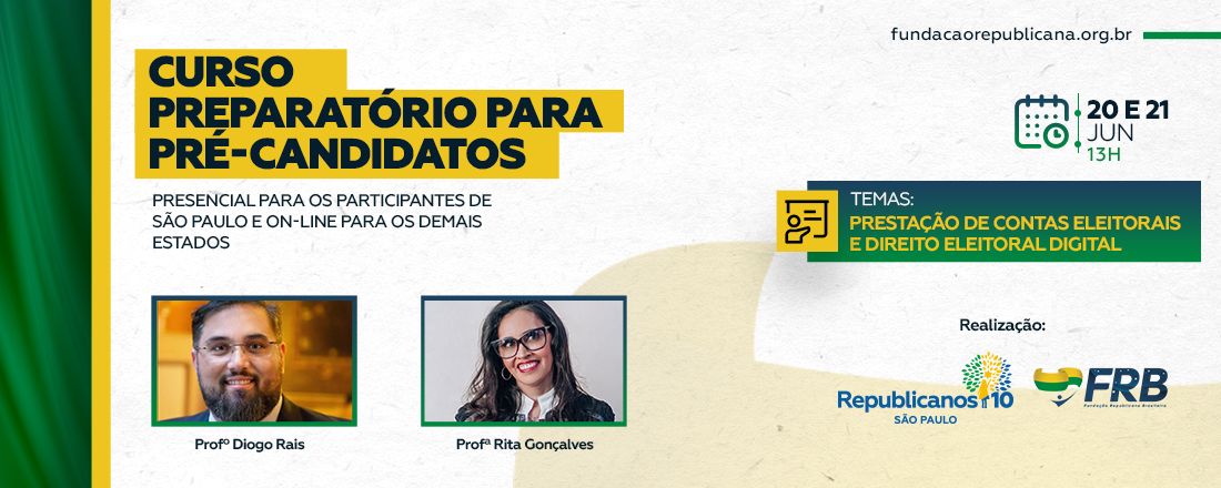 CURSO - PREPARATÓRIO PARA PRÉ-CANDIDATOS