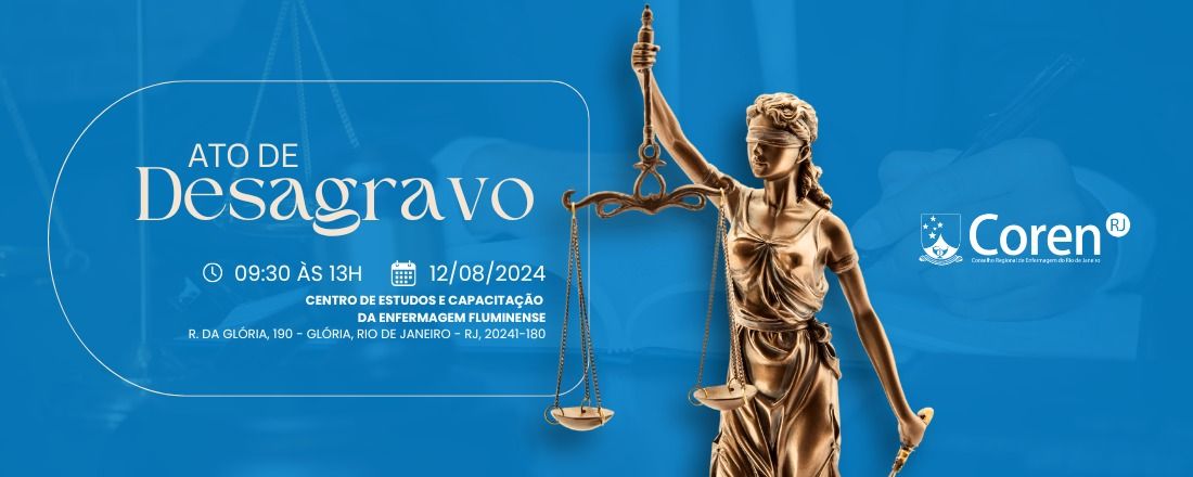 ATO DE DESAGRAVO - 1/2024 - Conselho Regional de Enfermagem do Rio de Janeiro