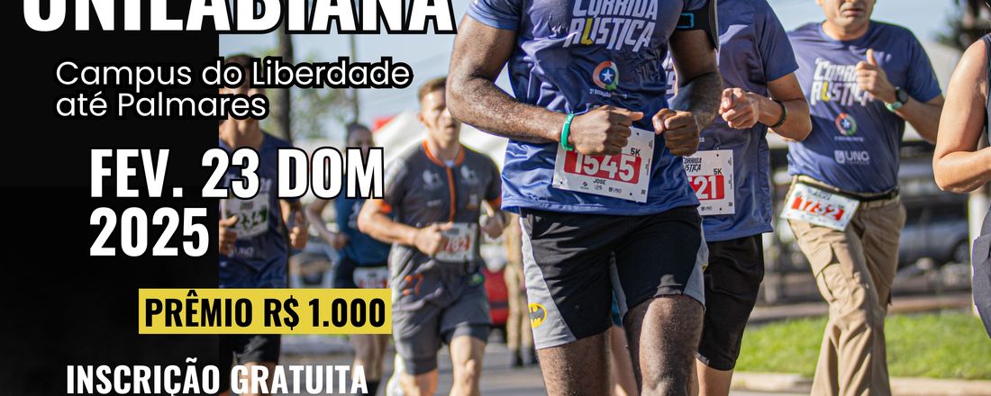 (1ª EDIÇÃO) CORRIDA UNILABIANA