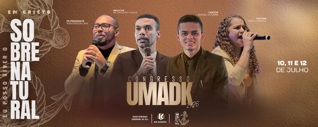 UMADK 2026 - Em Cristo eu posso viver o Sobrenatural
