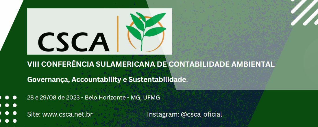 VIII Conferência SulAmericana de Contabilidade Ambiental