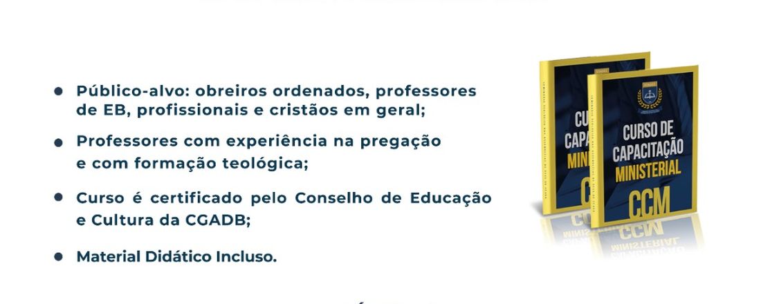Curso de capacitação ministerial