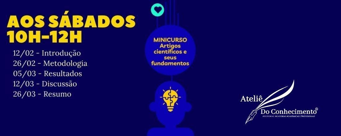 Minicurso Artigos científicos e seus fundamentos