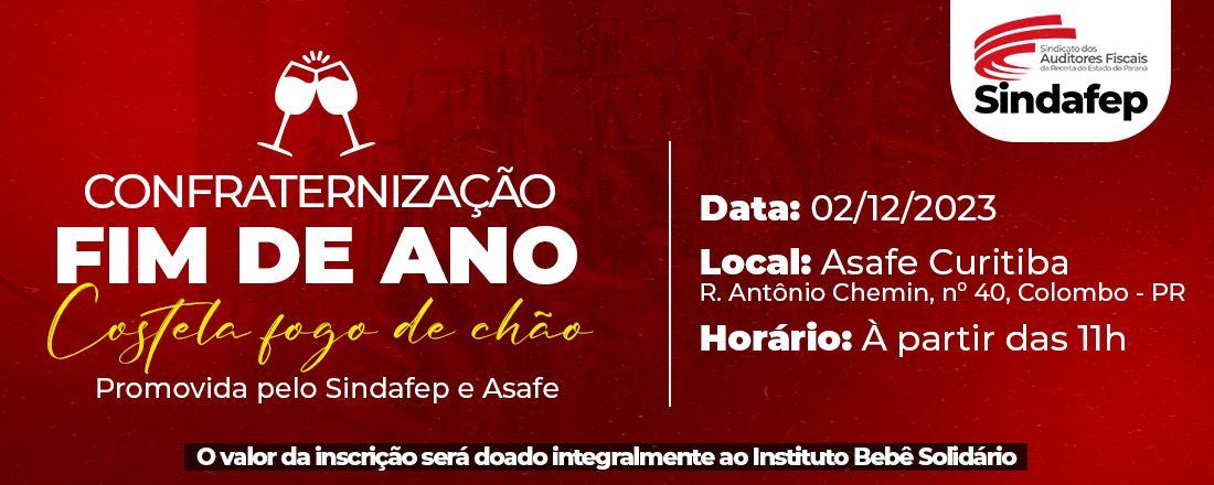 Confraternização de final de ano da Asafe e Sindafep