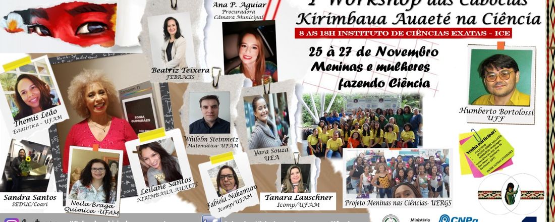 I Workshop das Caboclas Kirimbaua Auaeté na Ciência