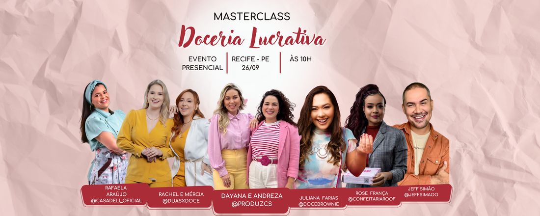 Doceria Lucrativa - Master Class