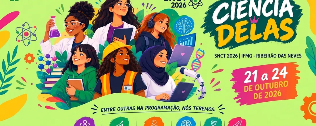Capa de 23° Semana Nacional de Ciência e Tecnologia 2026 - IFMG Campus Ribeirão das Neves