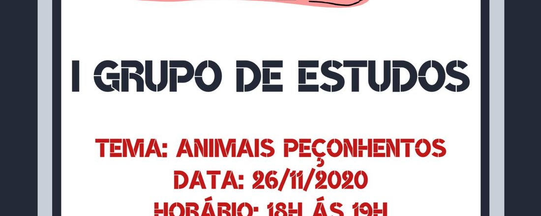 XVI Grupo de Estudos - Animais Peçonhentos