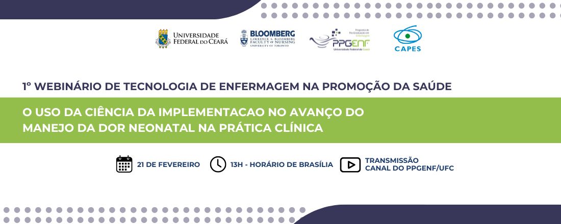 1º Webinário de Tecnologia de Enfermagem na Promoção da Saúde
