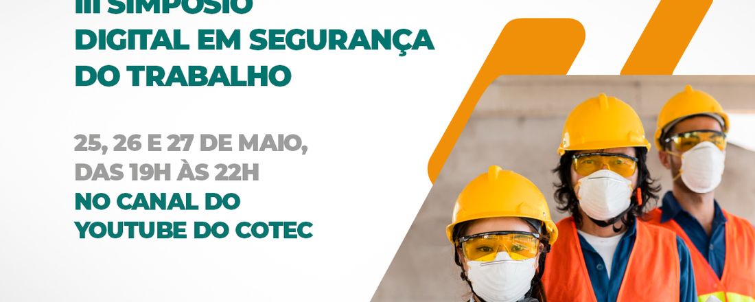 III Simpósio digital em segurança do trabalho