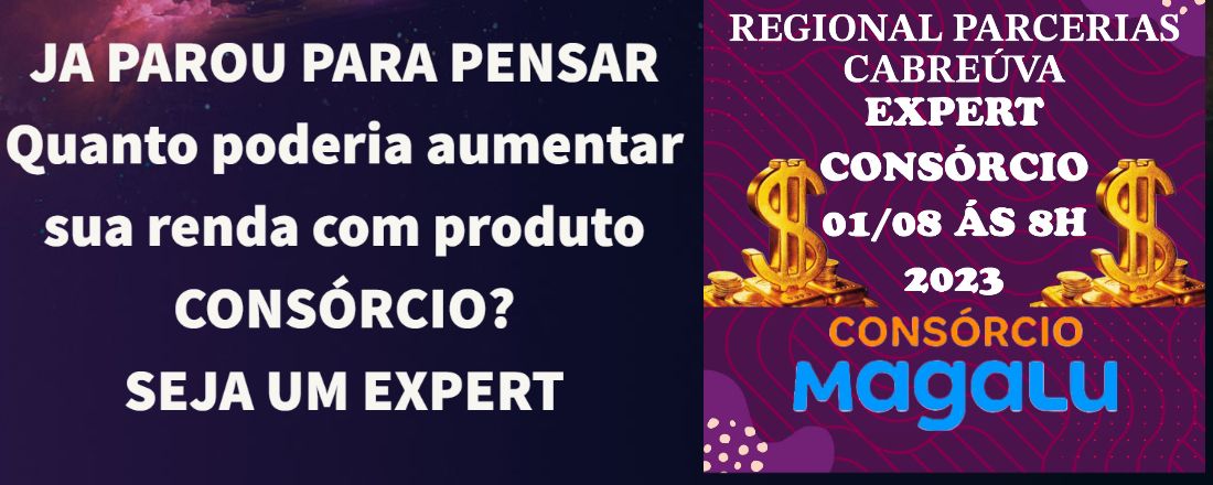 EXPERT CONSÓRCIO MAGALU - PARTICIPAÇÃO OBRIGATÓRIA