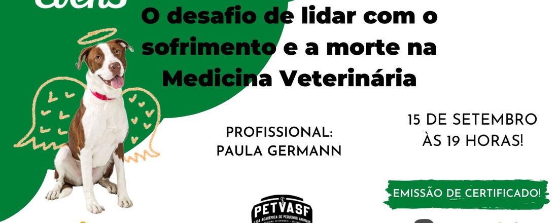 LIVE- O desafio de lidar com o sofrimento e a morte na Medicina Veterinária