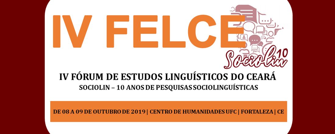IV FELCE - 10 anos do SOCIOLIN-CE