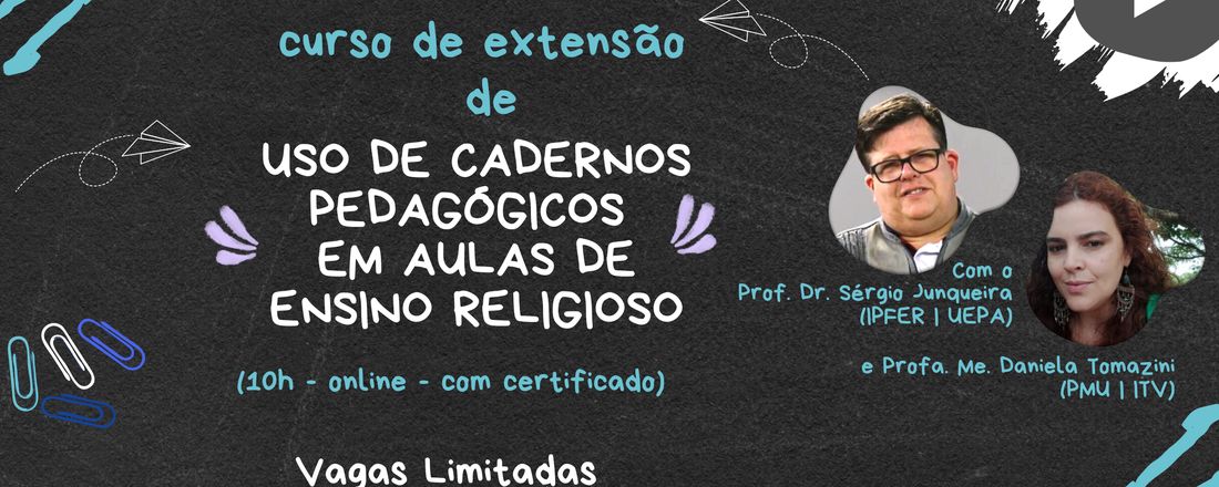 Curso de Extensão de Uso de Cadernos Pedagógicos em Aulas de Ensino Religioso