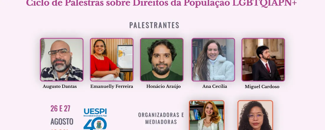 Direitos de Ser: Ciclo de Palestras sobre Direitos da População LGBTQIAPN+