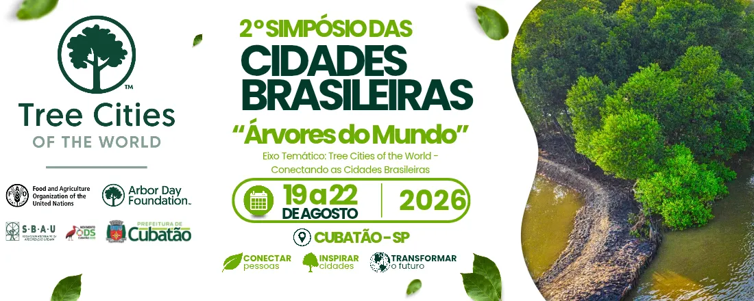 Simpósio das Cidades Brasileiras Árvores do Mundo