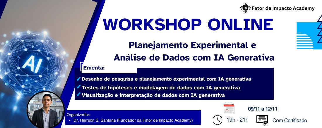 Planejamento Experimental e Análise de Dados com IA Generativa