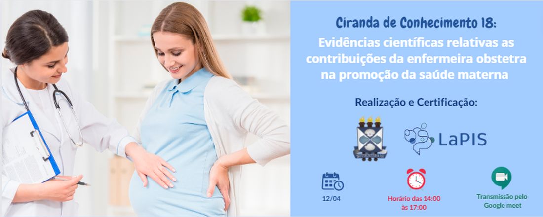 Ciranda de Conhecimento 18- Evidências científicas relativas as contribuições da enfermeira obstetra na promoção da saúde materna