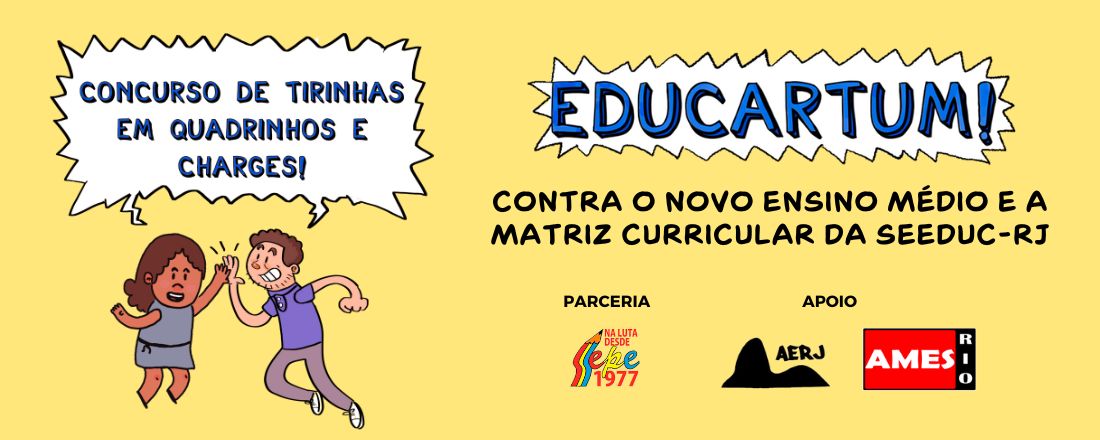 Concurso de Tirinhas em Quadrinhos e Charges do EDUCARTUM!