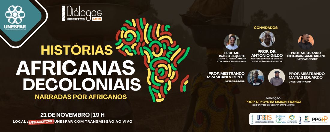 Mesa Redonda-  “Histórias  Africanas decoloniais narradas por africanos"