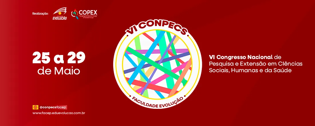 VI Congresso Nacional de Pesquisa e Extensão em Ciências Sociais, Humanas e da Saúde