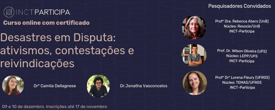 Desastres em Disputa: ativismos, contestações e reivindicações