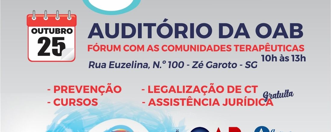 2º Forum das Comunidades Terapeuticas - São Gonçalo