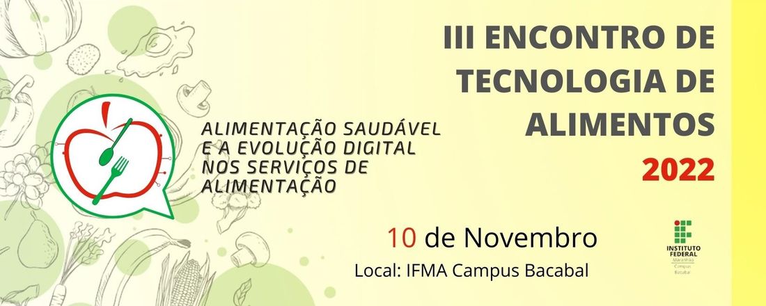 III Encontro de Tecnologia de Alimentos