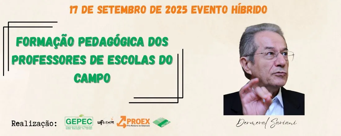 FORMAÇÃO PEDAGÓGICA DOS PROFESSORES DE ESCOLAS DO CAMPO