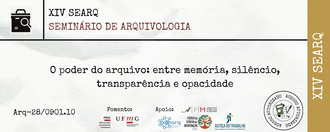 XIV SEARQ - Seminário de Arquivologia