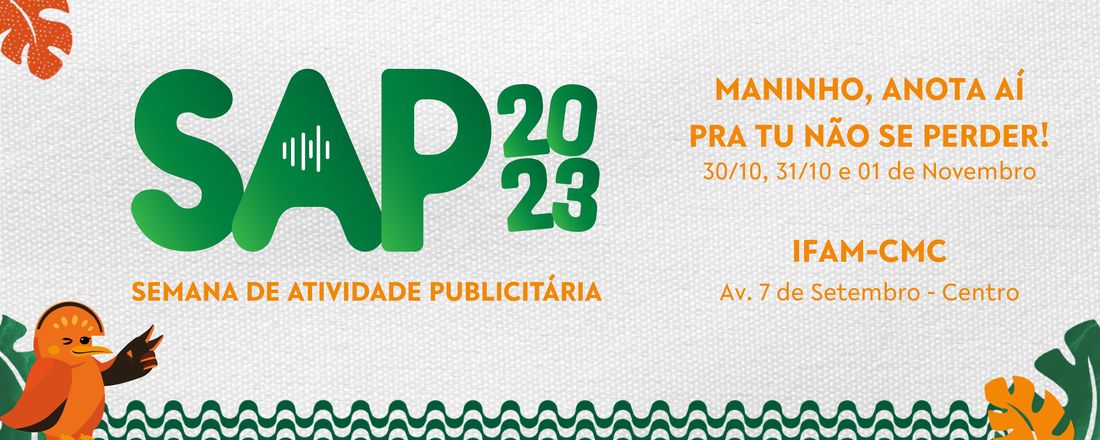 Semana de Atividade Publicitária - SAP 2023