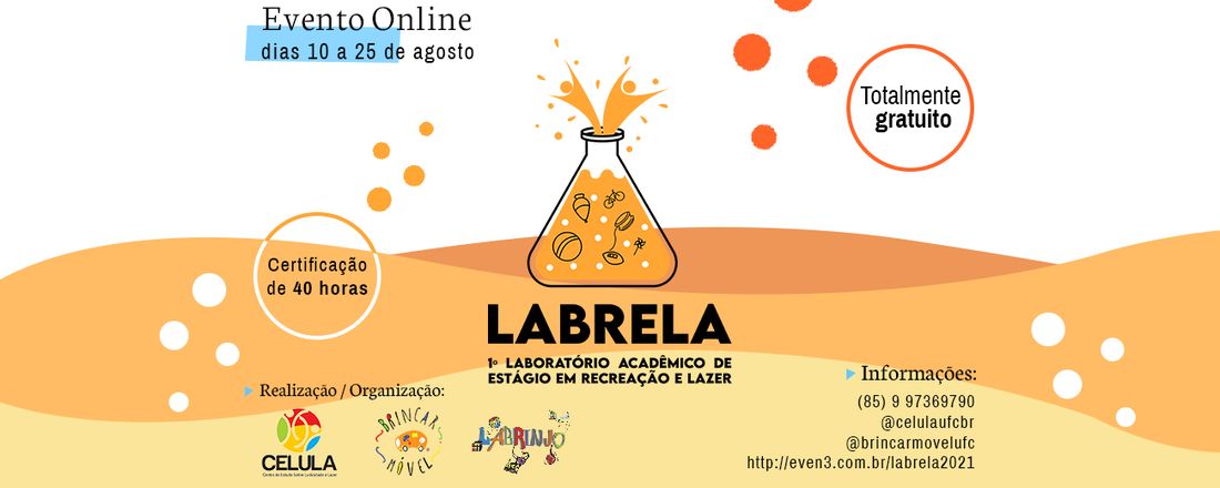 1º LABORATÓRIO ACADÊMICO DE ESTÁGIO EM RECREAÇÃO E LAZER