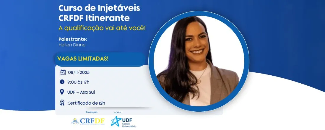 Curso de Injetáveis CRFDF Itinerante em 2025: Plano Piloto