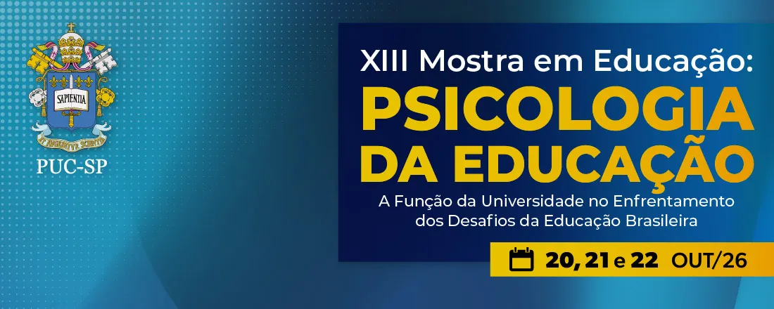 XIII Mostra em Educação: Psicologia da Educação