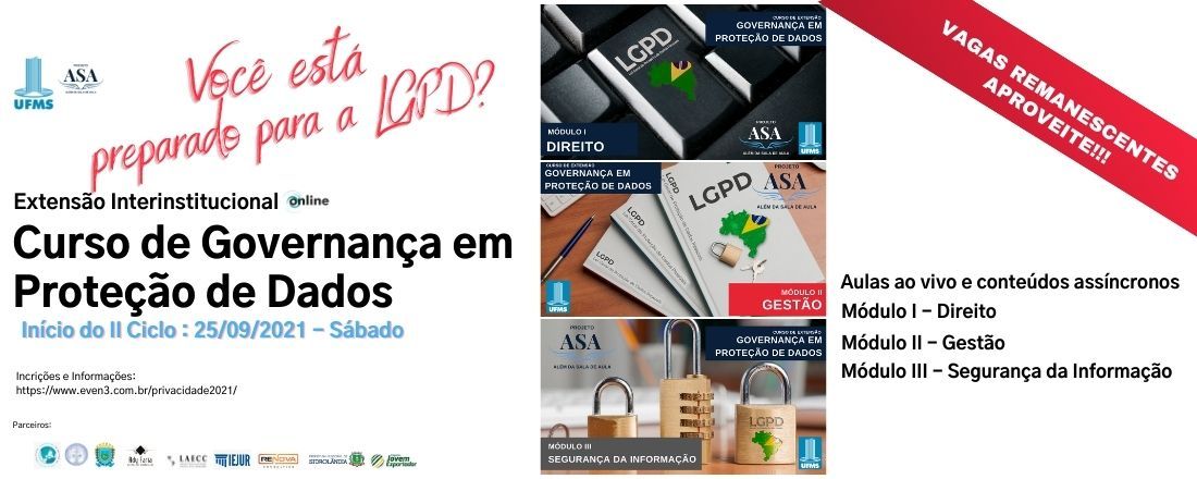 Curso de Governança em Proteção de Dados