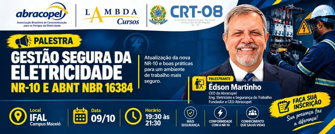 Gestão Segura da Eletricidade NR-10 E ABNT NBR 16384