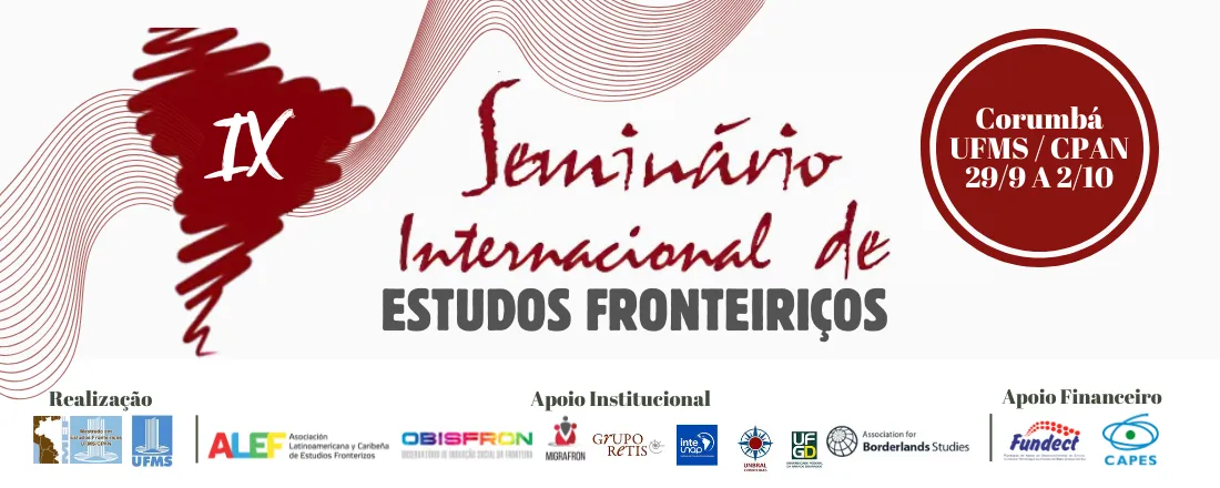 IX Seminário Internacional de Estudos Fronteiriços