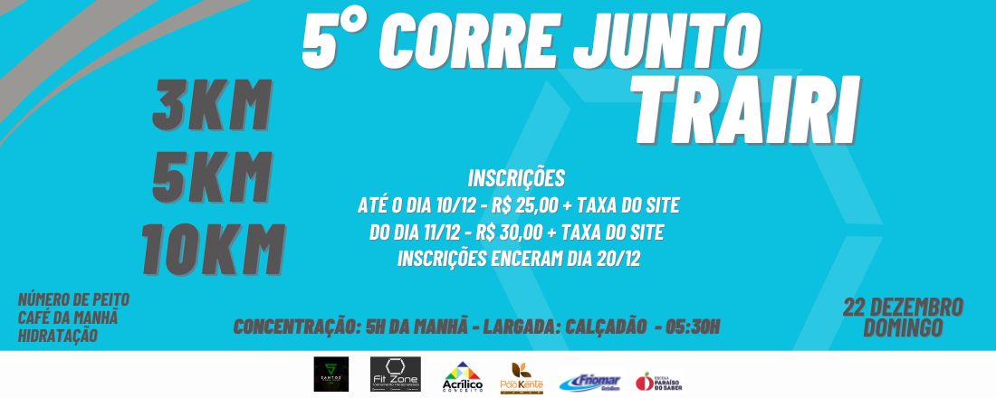 Encontro Corre Junto Trairi