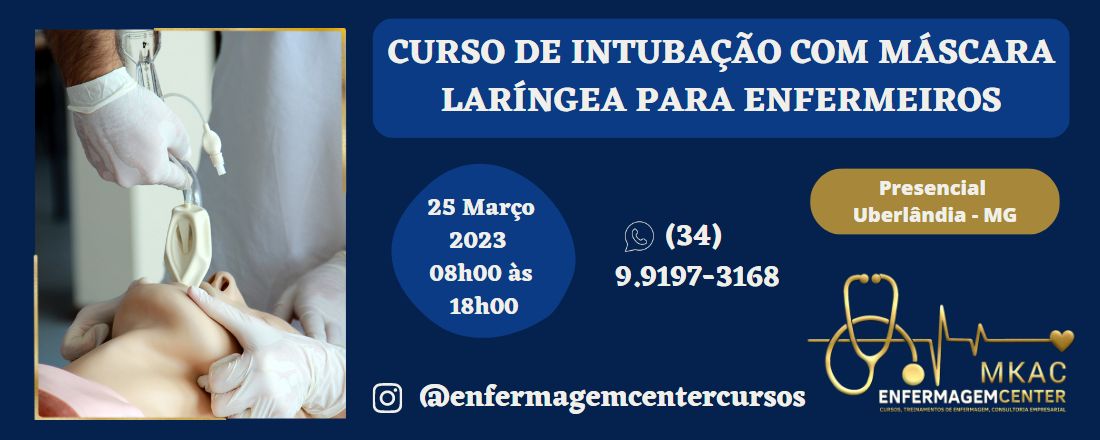 CURSO DE INTUBAÇÃO COM MÁSCARA LARÍNGEA PARA ENFERMEIROS