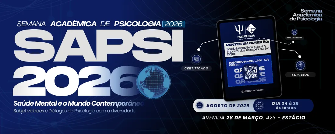 Semana Acadêmica de Psicologia na Estácio- SAPSI 2026