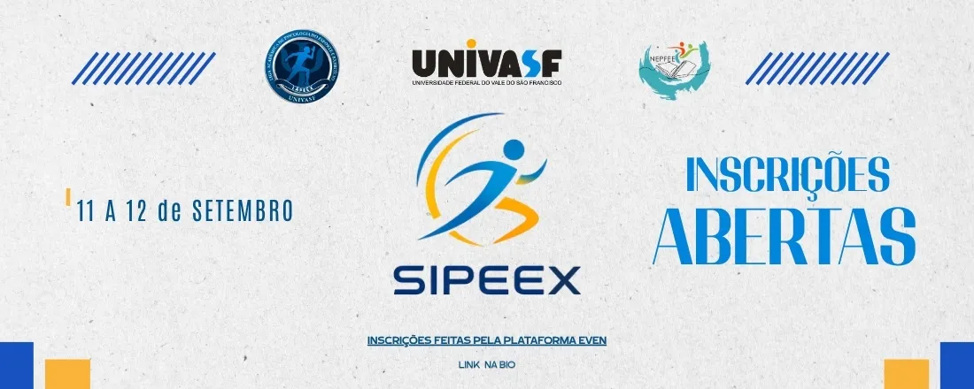 1° SIMPÓSIO DE PSICOLOGIA DO ESPORTE E EXERCÍCIO (SiPEEX)