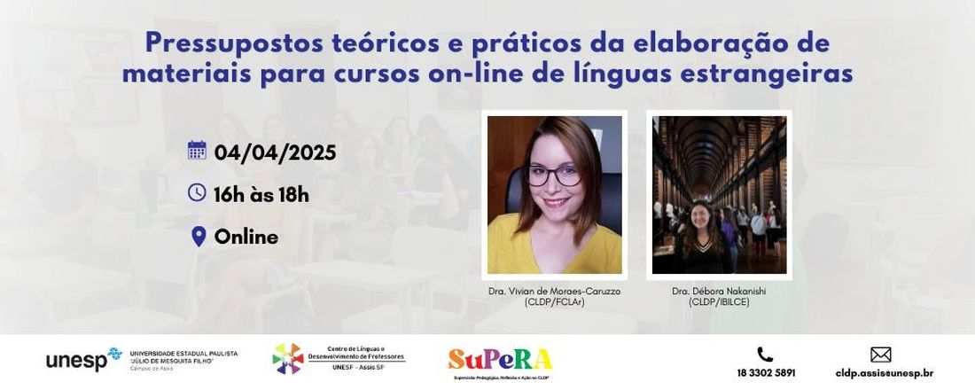 Pressupostos teóricos e práticos da elaboração de materiais para cursos on-line de línguas estrangeiras