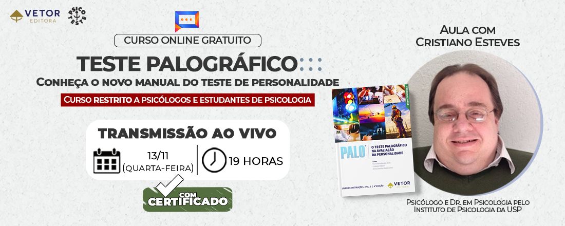 Palográfico: conheça o novo manual do teste de personalidade