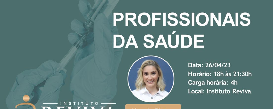 Curso prático de injetávies para profissionais da saúde