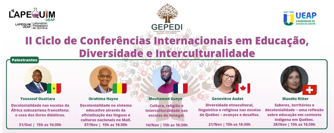 II Ciclo de Conferências Internacionais em Educação, Diversidade e Interculturalidade