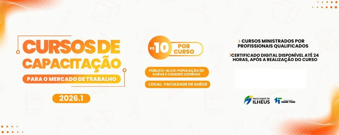 Cursos de Capacitação para o Mercado de Trabalho (2026. 1)